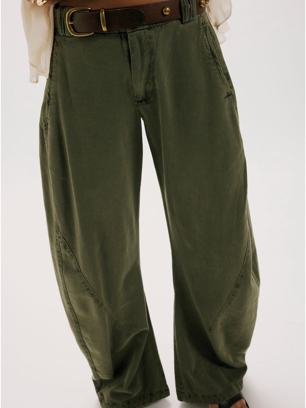 Free People Spotlight washed Chino Pant Size 2 Regular